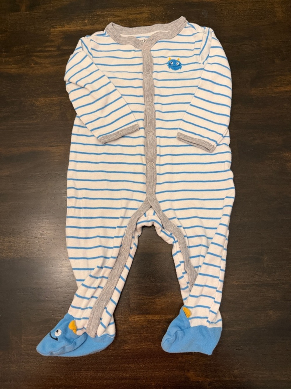 Carter's 6M Footed Onesie